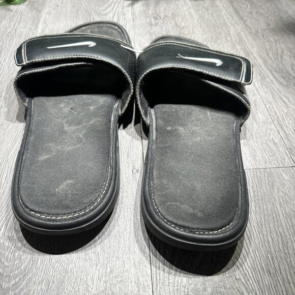 Nike COMFORT Slide 2 Sandal Men\'s Size 11 Black/Metallic Silver 415205 002 main image 5